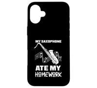 My saxophone ate my homework - Saxophone Case for iPhone 16 Plus