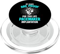 My Scars Are Proof Heart Pacemaker Surgery PopSockets PopGrip for MagSafe