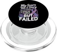 My Scars Tell A Story Life Tried To Break Me But Failed PopSockets PopGrip for MagSafe