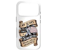 My Scars Tell A Story Of Strength Brain Cancer Awareness Case for iPhone 17 Pro