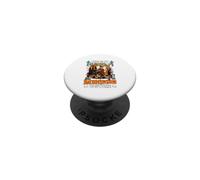My Scary Badminton Costume Horror Skeleton Halloween Player PopSockets Adhesive PopGrip