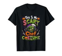 My Scary Chef Costume Halloween Horror Zombies Lover T-Shirt