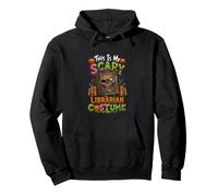 My Scary Librarian Costume Halloween Horror Zombies Lover Pullover Hoodie