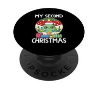 My Second Christmas Christmas Tree Winter Xmas Christmas PopSockets Adhesive PopGrip
