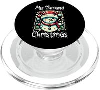 My Second Christmas Cute Snowman Winter Xmas Christmas PopSockets PopGrip for MagSafe