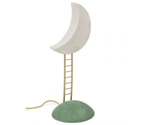 My Secret Place Table Lamp White/ Gold/Green