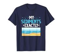 My Sediments Exactly T-Shirt, Men, Navy Blue, X-Large
