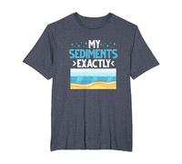 My Sediments Exactly T-Shirt, Men's Big and Tall, Heather Blue, 2X Tall