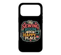 My Sewing Room Is My Happy Place Funny Sewing Case for iPhone 17 Pro Max