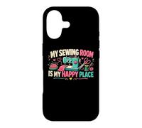 My Sewing Room Is My Happy Place Funny Sewing Machine Case for iPhone 17