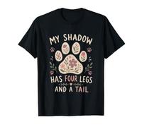 My Shadow Has Four Legs and a Tail Dog Lover Value Graphic T-Shirt