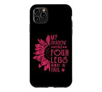 My Shadow Has Four Legs And A Tail Dog Paws Flower Case for iPhone 11 Pro Max