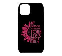 My Shadow Has Four Legs And A Tail Dog Paws Flower Case for iPhone 13