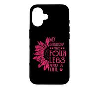 My Shadow Has Four Legs And A Tail Dog Paws Flower Case for iPhone 16