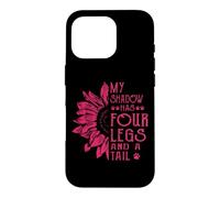 My Shadow Has Four Legs And A Tail Dog Paws Flower Case for iPhone 16 Pro