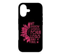My Shadow Has Four Legs And A Tail Dog Paws Flower Case for iPhone 17