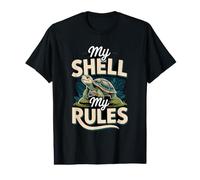 My Shell My Rules Box Turtle Value Graphic T-Shirt
