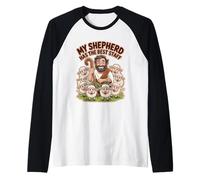 My Shepherd Has the Best Staff Raglan Baseball Tee