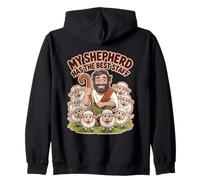 My Shepherd Has the Best Staff Zip Hoodie