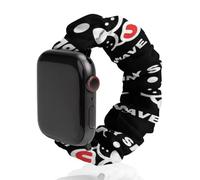 My Sibling Have Paws Scrunchie Watch Band Strap Wristbands Compatible with IWatch 38mm/40mm