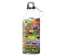 My Singing Monsters Water Bottle for School - Game Periphery Cartoon Sports Kettle, 600ML Metal Water Bottle Anime Outdoor Schooler Gifts Back to School (My Singing Monsters Water Bottle - D, 600 ml)
