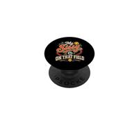 My Sissy is On that Field Softball Sister Funny Baseball PopSockets Adhesive PopGrip