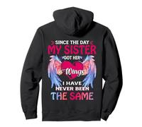 My Sister In Heaven I Love And Miss Her, Lost Sister Angel Pullover Hoodie