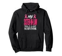 My Sister-In-Law Is A Survivor Breast Cancer Awareness Pullover Hoodie
