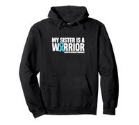 My Sister is a Warrior Addiction Recovery Awareness Pullover Hoodie