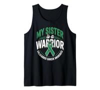 My Sister is A Warrior Gallbladder Cancer Awareness Tank Top