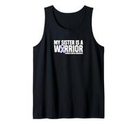 My Sister is a Warrior Stomach Cancer Awareness Tank Top