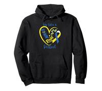 My Sister is Down Right Perfect Cute Down Syndrome Awareness Pullover Hoodie
