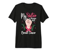 My Sister is Stronger Than Breast Cancer Awareness Premium T-Shirt
