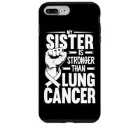 My Sister Is Stronger Than Lung Cancer Awareness Case for iPhone 7 Plus/8 Plus