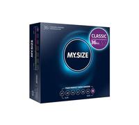MY.SIZE Classic Premium Condoms Size 7 I 69 mm Width I 36 Pieces Bulk Pack I True to Touch Gossamer I Thin 0.07 mm Wall Thickness I Vegan