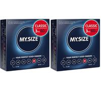 MY.SIZE Condom 60mm, Large, 3 Pieces - Perfect fit and a Suitable Size for Everyone (Pack of 2)