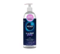 MY.SIZE Lube Me Premium Lubricant 2in1 1000 ml I Odourless I Water-Based & Playgel I Gel for Toys & Latex Condoms I Water-Based Lubrication