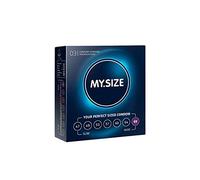 MY.SIZE Lubricated Transparent Condoms, 69 mm, Pack of 3