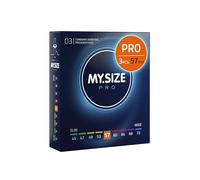 MY.SIZE PRO Condom Size 4, 57 mm, Large, 3 Condoms - Perfect fit and a Suitable Size for Everybody