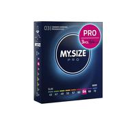 MY.SIZE PRO Condom Size 6, 64 mm, XL, 3 Condoms - Perfect fit and a Suitable Size for Everybody
