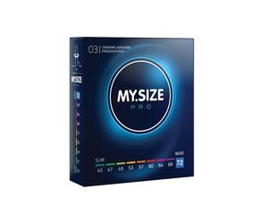 MY SIZE PRO CONDOMS 72 MM 3 UNITS