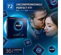 MY.SIZE Pro 72 mm Condoms 36 pieces Transparent