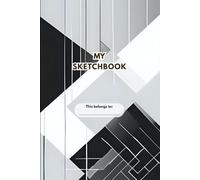 MY SKETCHBOOK - Minimalist Unisex Sketchbook | 150 Blank Pages | 6x9” Black, White & Gray Art Journal for Drawing & Doodling