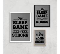 My Sleep Game Is Strong Art Print - A2 - White Frame