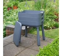My Smart Buy 3-Tray Wormery - Stackable Compost Bin With Tap, Lid, And Moisture Mat, 70 X 49 Cm, Continuous Composting Solution