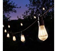 My Smart Buy Fluted Festoon Warm White 20 Led String Lights - Low Voltage Connectable Indoor Outdoor Lighting