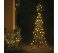 My Smart Buy Pre Lit 3D Christmas Tree 1.5M With 310 Warm White Leds, 8 Light Modes, Star Top & Timer Function