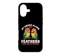 My Smoke Alarm Has Feathers And An Attitude Parrot Case for iPhone 17