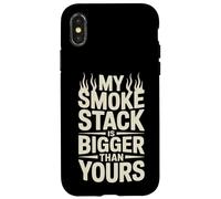 My Smoke Stack Is Bigger Than Yours Meat Smoking Case for iPhone X/XS