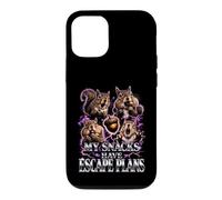 My Snacks Have Escape Plans Funny Squirrel Lover Nut Hoarder Case for iPhone 12/12 Pro